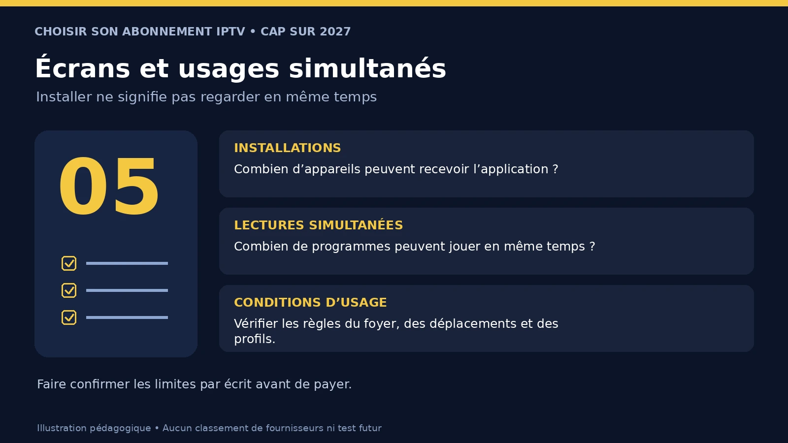 Meilleur abonnement IPTV en 2027 : guide essentiel en 7 critères