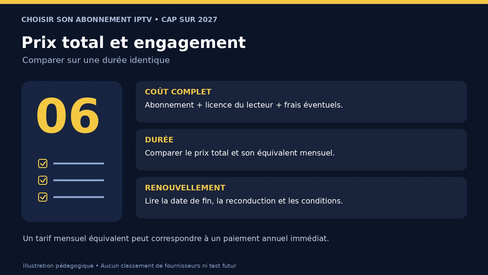 Meilleur abonnement IPTV en 2027 : guide essentiel en 7 critères