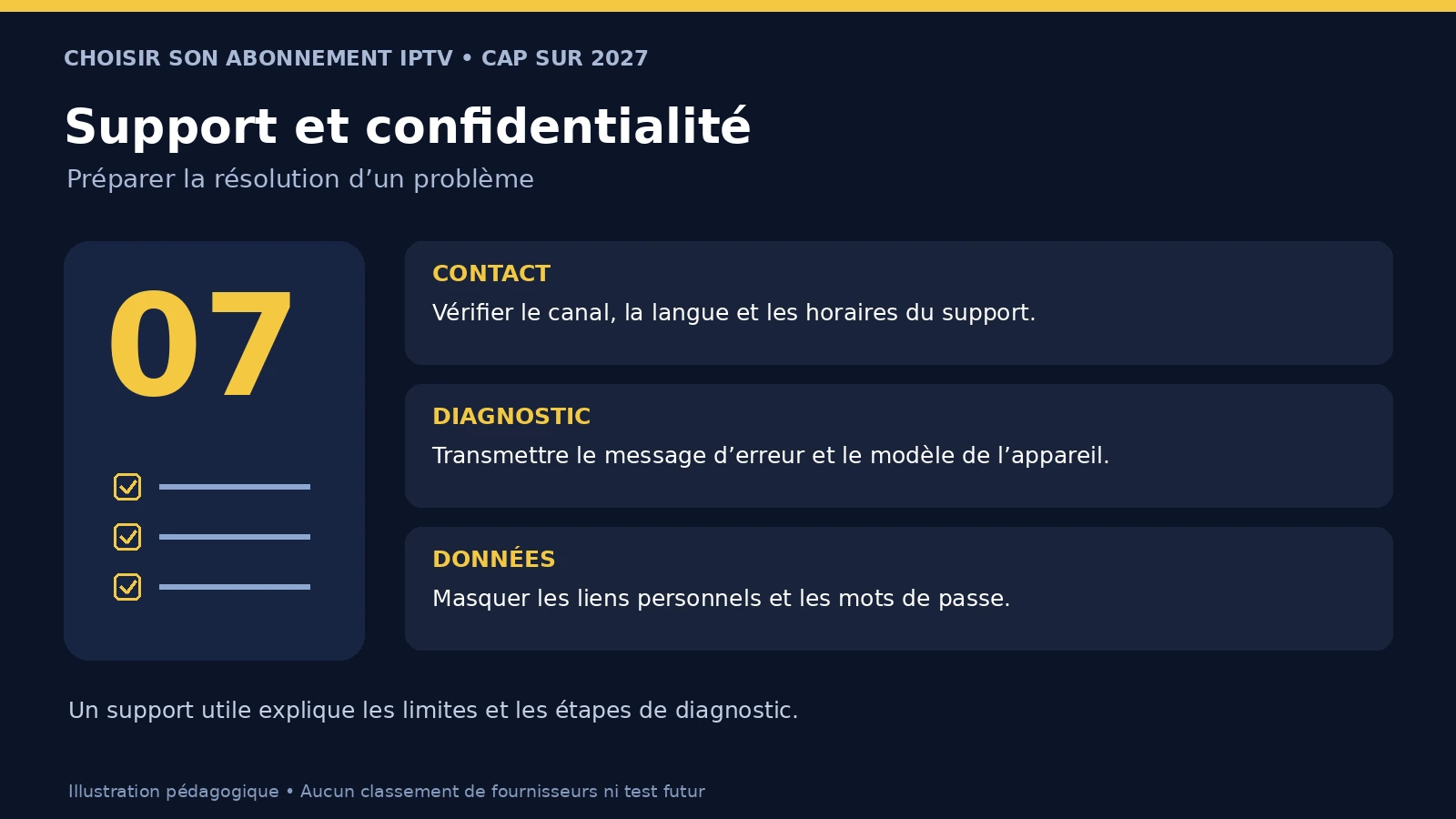 Meilleur abonnement IPTV en 2027 : guide essentiel en 7 critères