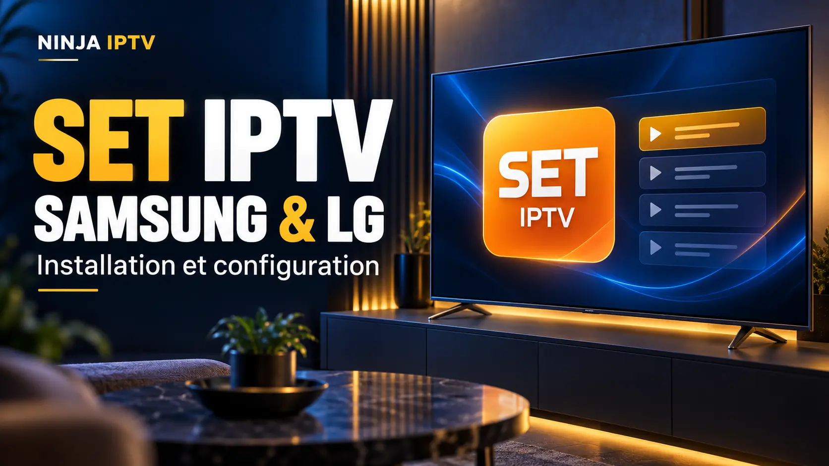Configurer SET IPTV